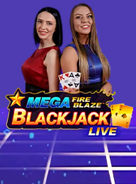 Mega Fire Blaze Blackjack Live
